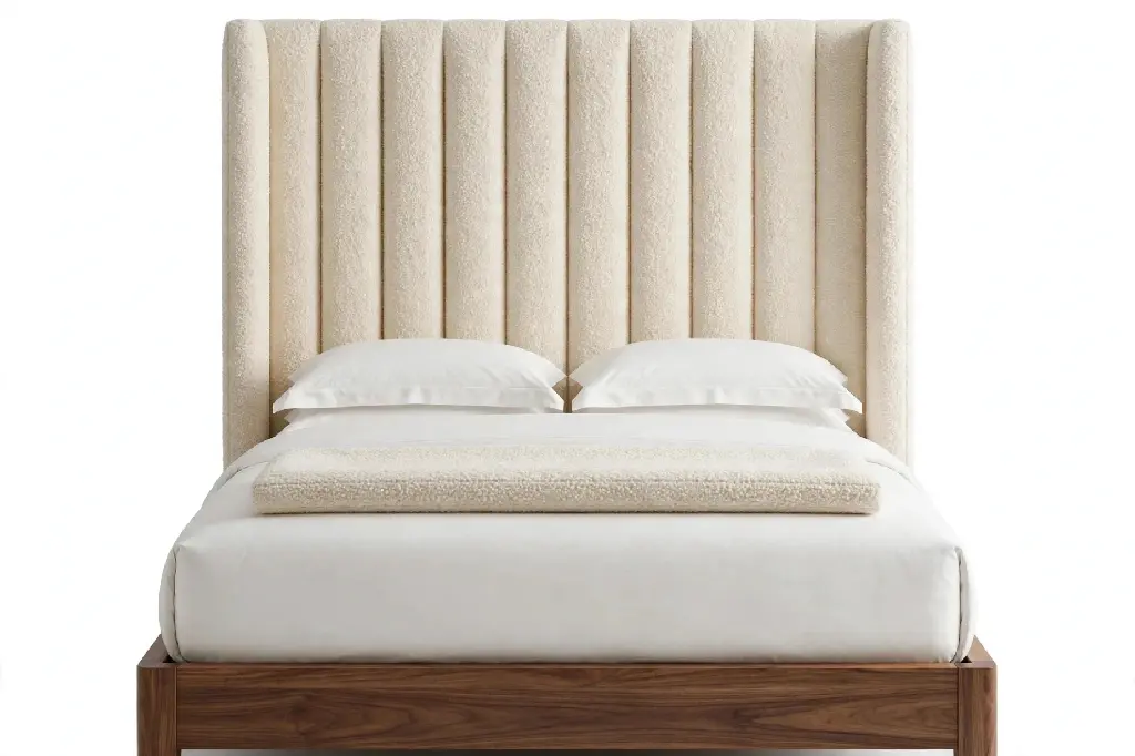 Vertical-Channel-Boucle-Bed---Front-View-White-Background.webp